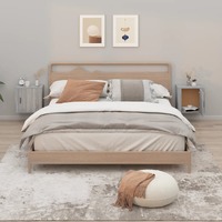  Wall-mounted Bedside Cabinets 2 pcs Grey Sonoma 50x30x47 cm