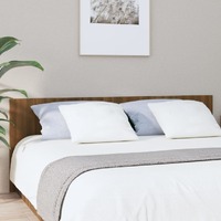  Bed Headboard Brown Oak 200 cm Engineered Wood
