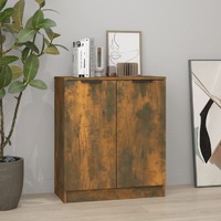  Sideboard Smoked Oak 60x30x70 cm Engineered Wood