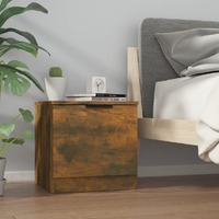  Bedside Cabinet Smoked Oak 40x39x40 cm