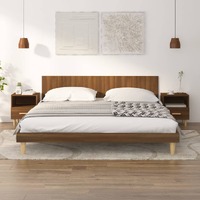  Bedside Cabinets 2 pcs Brown Oak 40x35x47 cm