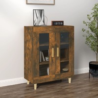  Sideboard Smoked Oak 69.5x34x90 cm Engineered Wood
