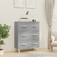  Sideboard Grey Sonoma 70x34x90 cm Engineered Wood