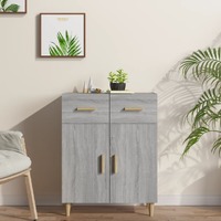  Sideboard Grey Sonoma 69.5x34x89 cm Engineered Wood