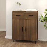  Sideboard Brown Oak 69.5x34x90 cm Engineered Wood