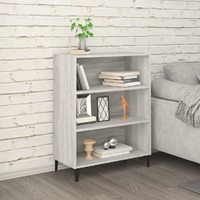  Sideboard Grey Sonoma 69.5x32.5x90 cm Engineered Wood