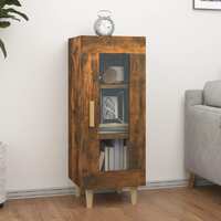  Sideboard Smoked Oak 34.5x34x90 cm Engineered Wood