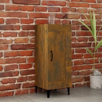  Sideboard Smoked Oak 34.5x34x90 cm Engineered Wood