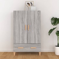  Highboard Grey Sonoma 70x31x115 cm Engineered Wood