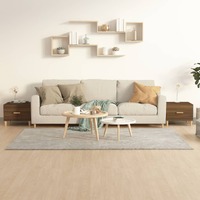  Coffee Tables 2 pcs Brown Oak 50x50x40 cm Engineered Wood