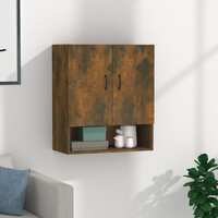  Wall Cabinet Smoked Oak 60x31x70 cm Engineered Wood