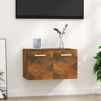 Wall Cabinet Smoked Oak 60x36.5x35 cm Engineered Wood