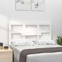  Bed Headboard White 95.5 cm Solid Wood Pine