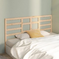  Bed Headboard 186 cm Solid Wood Pine