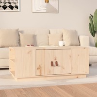  Coffee Table 100x50x41 cm Solid Wood Pine