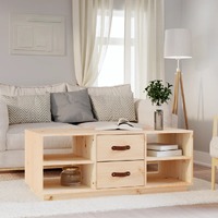  Coffee Table 100x50x41 cm Solid Wood Pine