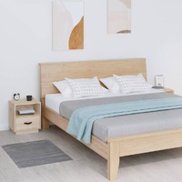  Bedside Cabinets 2 pcs 40x34x45 cm Solid Wood Pine