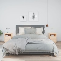  Bedside Cabinets 2 pcs 40x34x55 cm Solid Wood Pine