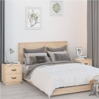  Bedside Cabinets 2 pcs 40x34x45 cm Solid Wood Pine