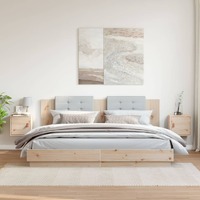  Wall Cabinets 2 pcs 31.5x30x30 cm Solid Wood Pine