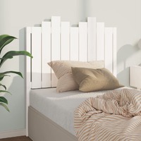  Bed Headboard White 96 cm Solid Wood Pine