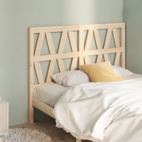  Bed Headboard 156 cm Solid Wood Pine