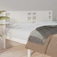  Headboard White 186 cm Solid Wood Pine