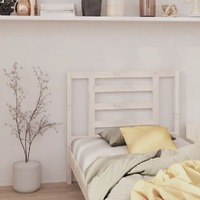  Bed Headboard White 96 cm Solid Wood Pine