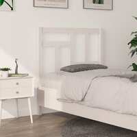  Bed Headboard White 95.5 cm Solid Wood Pine