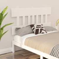  Bed Headboard White 153.5 cm Solid Wood Pine