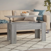  Coffee Table Grey Sonoma 101x49x52 cm Engineered Wood