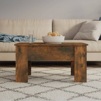  Coffee Table Smoked Oak 79x49x41 cm Engineered Wood