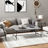  Coffee Table Grey Sonoma 100x50x35 cm Engineered Wood