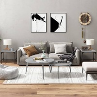  Side Tables 2 pcs Grey Sonoma 40x40x35 cm Engineered Wood