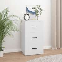  Sideboard White 40x33x70 cm Engineered Wood