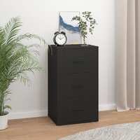  Sideboard Black 40x33x70 cm Engineered Wood