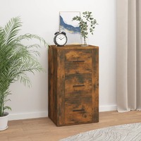  Sideboard Smoked Oak 40x33x70 cm Engineered Wood
