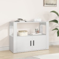  Sideboard White 80x30x60 cm Engineered Wood