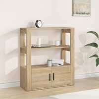  Sideboard Sonoma Oak 80x30x90 cm Engineered Wood