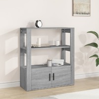  Sideboard Grey Sonoma 80x30x90 cm Engineered Wood