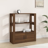  Sideboard Brown Oak 80x30x90 cm Engineered Wood