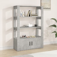  Sideboard Concrete Grey 80x30x119.5 cm Engineered Wood