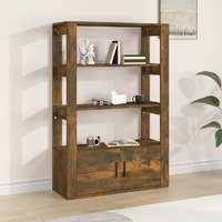  Sideboard Smoked Oak 80x30x119.5 cm Engineered Wood