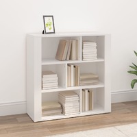  Sideboard White 80x30x80 cm Engineered Wood