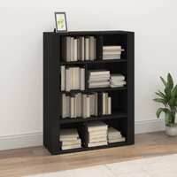  Sideboard Black 80x30x106 cm Engineered Wood
