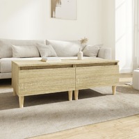  Side Tables 2 pcs Sonoma Oak 50x46x35 cm Engineered Wood