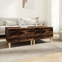  Side Tables 2 pcs Smoked Oak 50x46x35 cm Engineered Wood