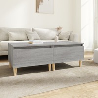  Side Tables 2 pcs Grey Sonoma 50x46x35 cm Engineered Wood