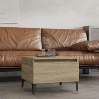  Side Table Sonoma Oak 50x46x35 cm Engineered Wood