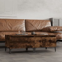 Side Tables 2 pcs Smoked Oak 50x46x35 cm Engineered Wood